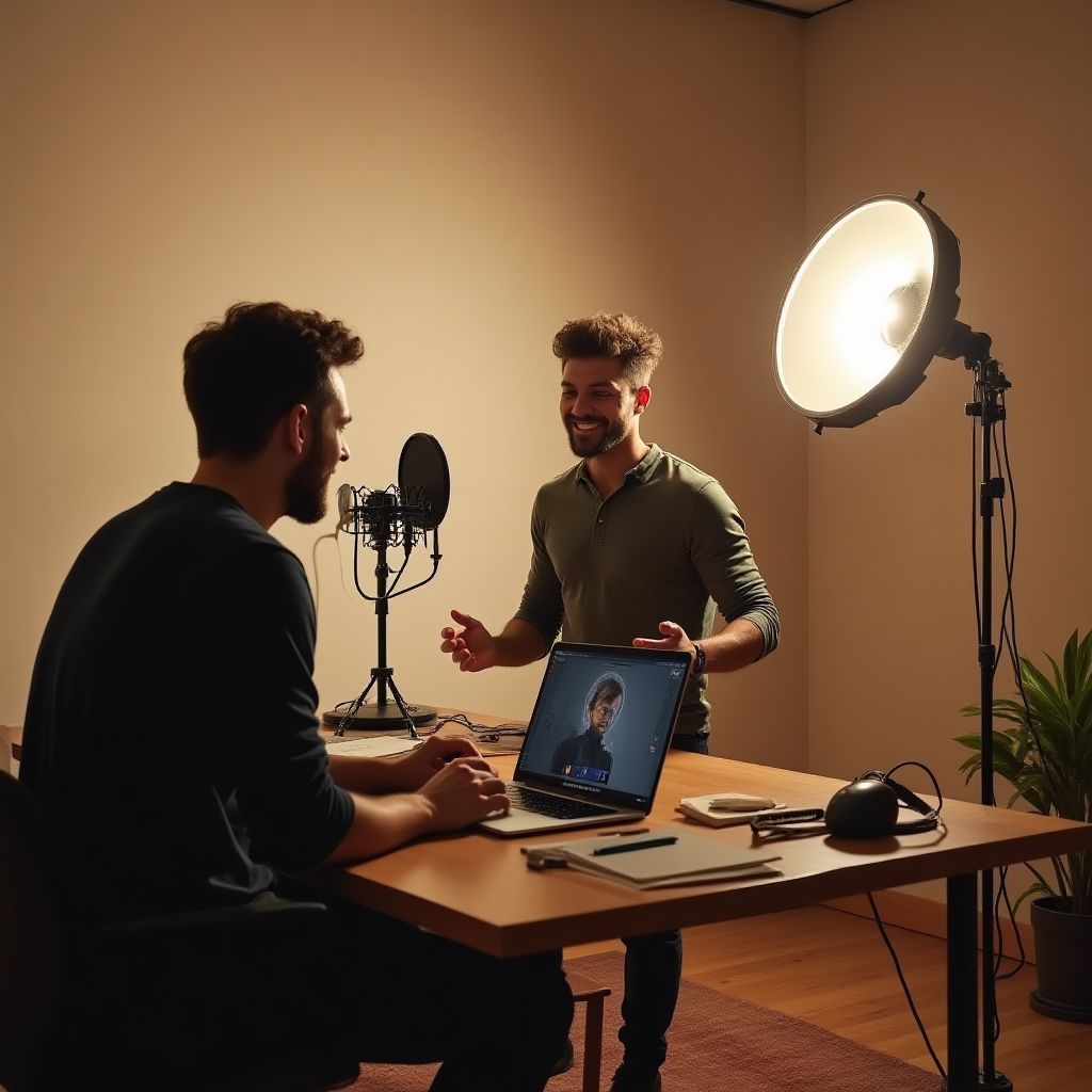 Unser digitales Studio bei Aufnahmen